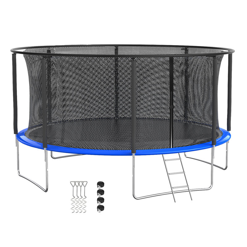 Trampoline extérieur de 12 pi avec enceinte de sécurité Famispick