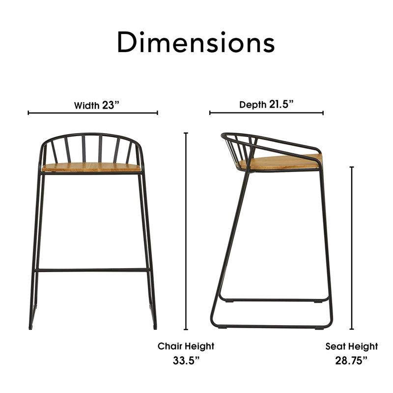ClickDecor Alfred 28.5" Barstools