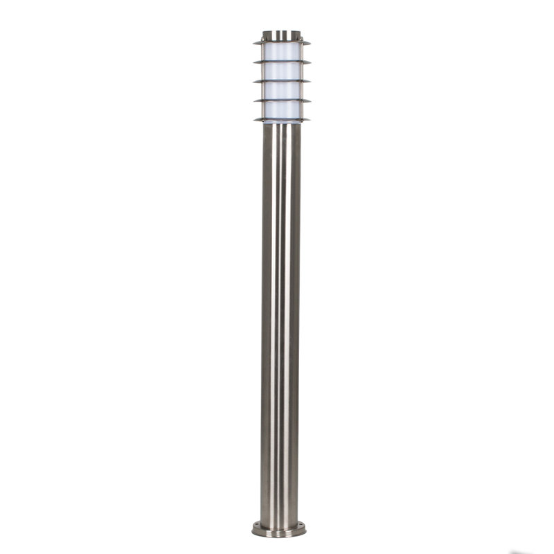 Melani Bollards, 100cm H x 11.5cm W x 11.5cm D, Silver