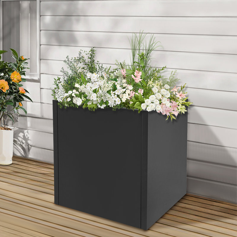 Garden Metal Square Planter Box