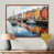 Brown Floater Framed
