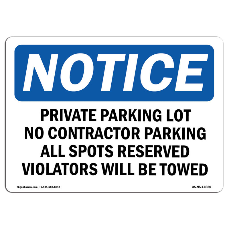 Heavy Duty Sign