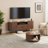 Modern Wood TV Stand With Storage And Shelves-1728516026
