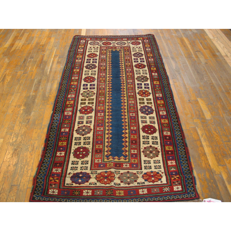 Antique Kazak Caucasian Knotted Rug