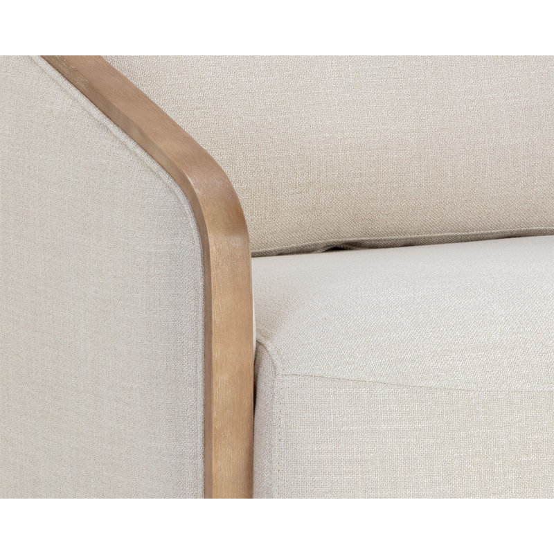 31,5 po de largeur, Polyester crème, Marron clair