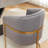 Johnnice 19" Tufted Metal Frame Velvet Upholstered Dining Chairs-2101225946-2101225945