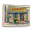 Petit café asiatique sous un toit de tuiles - reproduction sur toile-67331420-67331410