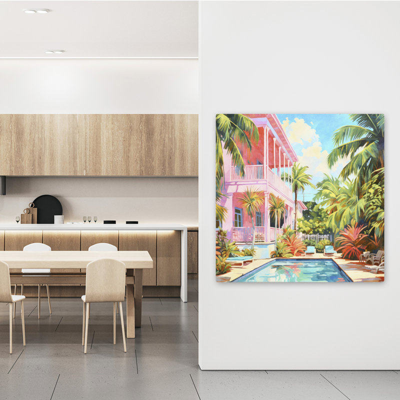 Tropical Retreat I Coastal; Art tropical, H 48 po x l 48 po