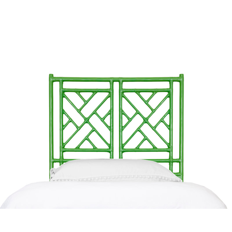Chippendale Headboard, Twin, Bright Green