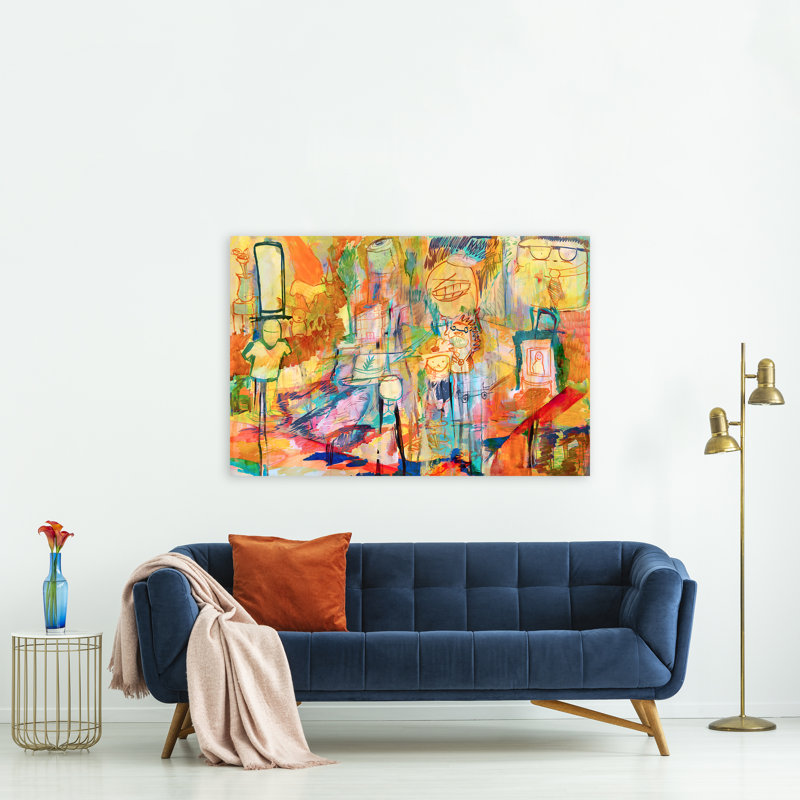 Hello Everyone Print by Dylan Grey, 36" H x 54" W, Image Brush Gel