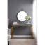 Miroir mural 24 po x 27 po à cadre noir - décor minimaliste pour le salon, la chambre à coucher, le vestibule, le vestibule, augmente la luminosité de la pièce en reflétant le naturel avec un choix moderne qui reflète le charme-121086500-121086501