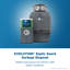 Système InSinkErator Evolution avec protection septique et cordon d'alimentation, broyeur à déchets de 0,75 CV, broyeur à déchets alimentaires à alimentation continue Advanced Series EZ Connect et système INSINKERATOR BOOST avec protection septique
