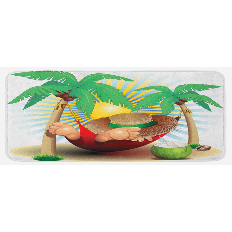 Tapis de cuisine beach