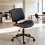 Chaise de bureau Mid-Century sans accoudoirs avec capitonnage à losanges