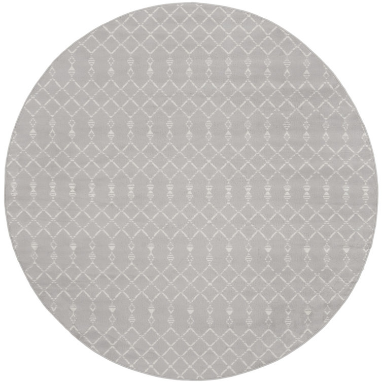 Tapis gris / ivoire Jerrye