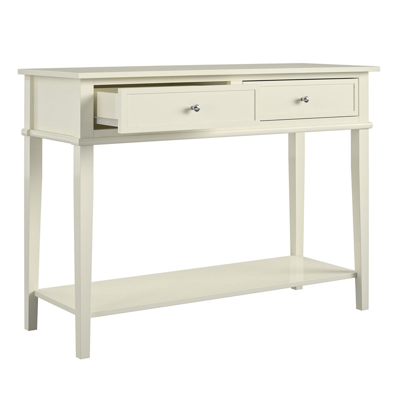 Denneen 104.4cm Console Table, White