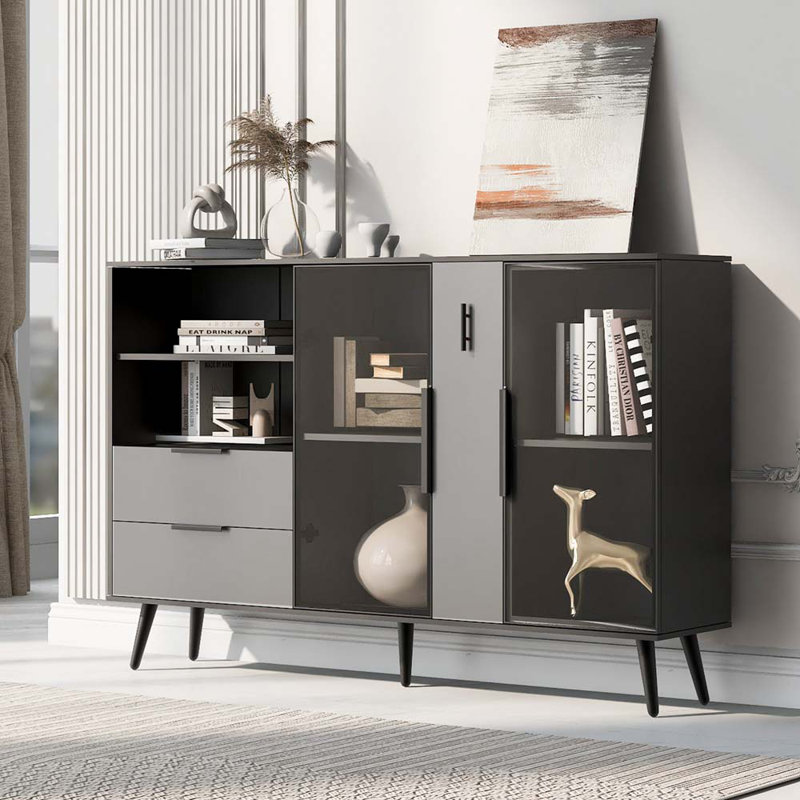 Fiallo 55,1 de large, Noir / gris