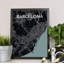 Barcelona City Map - No Frame Print-515672720