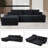 104” L-shaped Sectional Couches Corduroy Sofa Bed-110407480