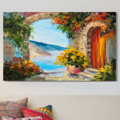 « european vista », reproduction d’art sur toile tendue