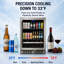 Réfrigérateurs à vin encastrés à une zone et à une porte en acier inoxydable 84 cannes et 13 bouteilles Signature-17812170