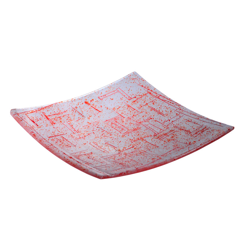 Kayme Tangerine 19" Dinner Plate