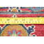 Tapis zone ivoire en laine 2 pi 8 po x 4 pi 3 po one-of-kind à main noué la kazak