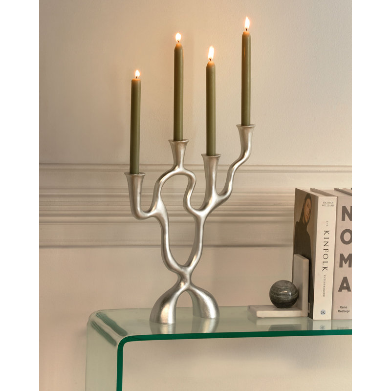 FAMOES Metal Tabletop Candelabra
