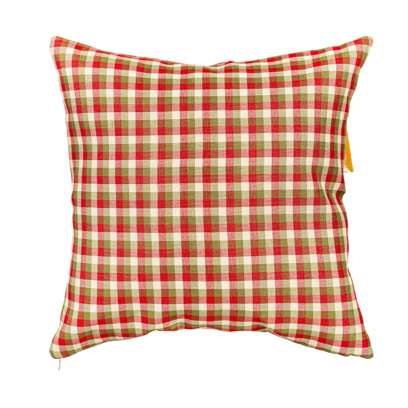 Plaid Outdoor Pillow Cover
