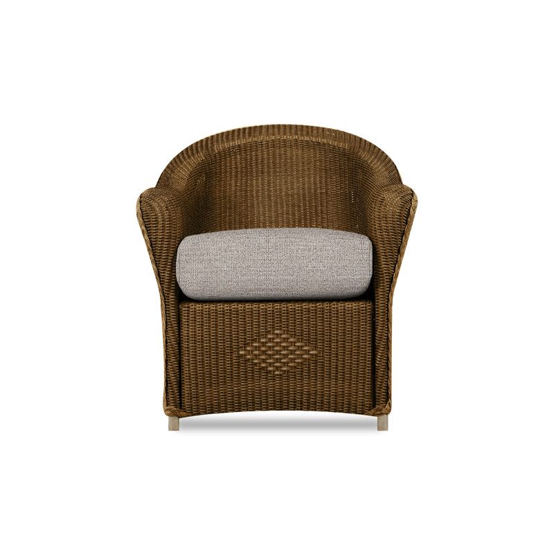 Reflections Outdoor Dining Armchair, Bark, Demo Stone