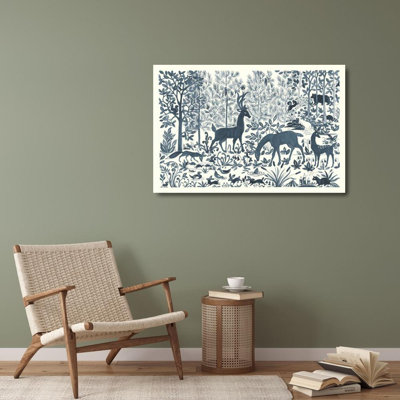 Art sur toile tendue par Red Barrel Studio® Thomas, Miranda Gallery, Forest Life I