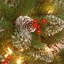 The Holiday Aisle® 24 in. Glittery Mountain Spruce with LED Lights