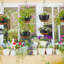6 pots à fleurs suspendus 11,2 pouces