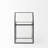 Amarina Clear And Black Glass and Metal Terrarium Box-928590499