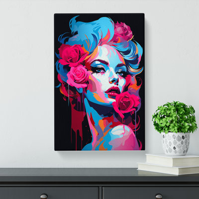 Rose Pop No.2 - Wrapped Canvas