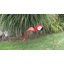 Art de jardin rouge ara