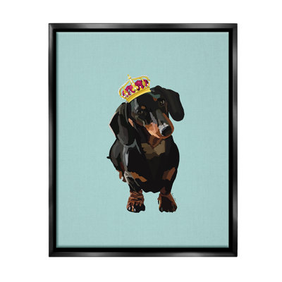 «Dachshund With Royal Crown» par Amelia Noyes sur