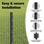 Vidaxl Fence With Posts Steel-116797930-116797938