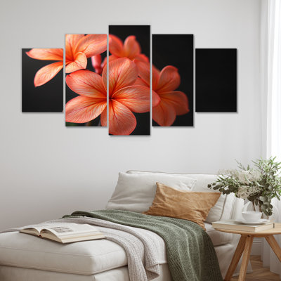 Ensemble de décoration murale Kinsumer - Plumeria