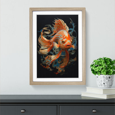 Fish Realism Art - Framed Print