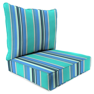 24" x 26.5" Outdoor Deep Seat Chair Cushion Set with Welt by Sand & Stable