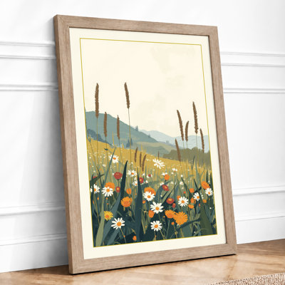 Meadow in Bloom Botanical - Framed Print