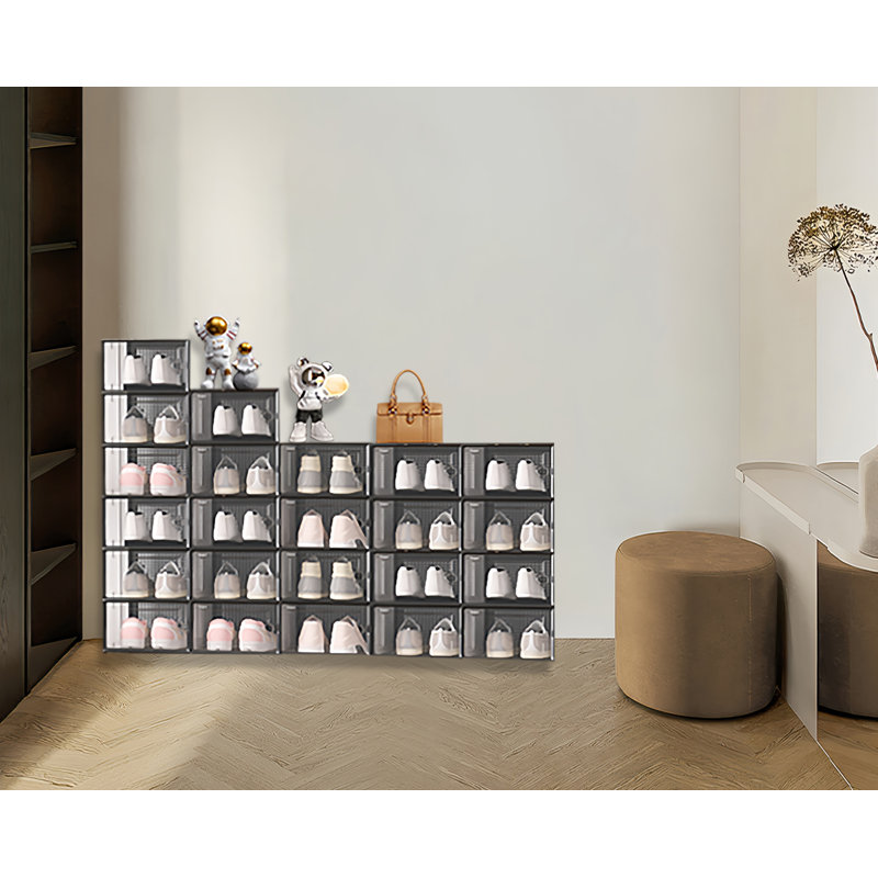Boîte à chaussures 24 pièces, pour la maison, le vestibule, la chambre à coucher et la porte