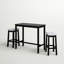 Arlyce 2 - Person Solid Wood Top Four Leg Base Dining Set