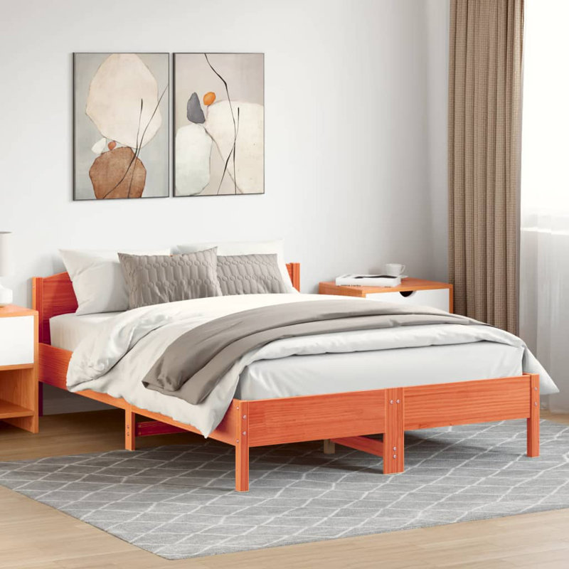 Jessamine Solid Wood Bed, Kingsize (5')