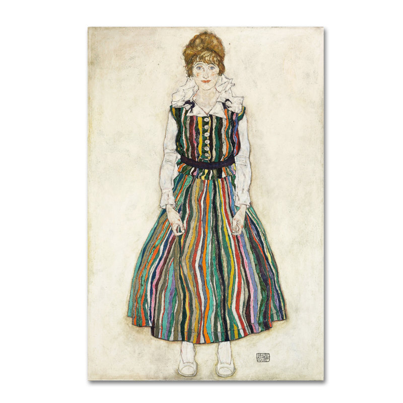« the artists femme », reproduction sur toile tendue, H 19 po x l 12 po