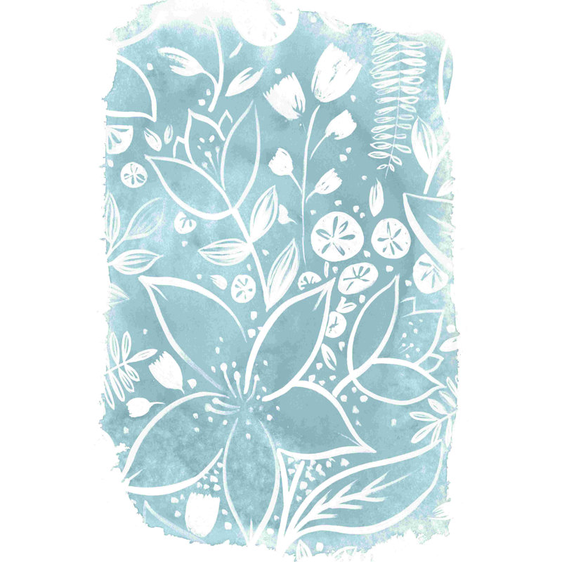 Jardin Batik 8, H 18 po x l 12 po