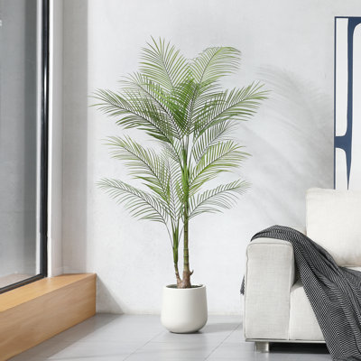 Amarillo 10.5" Faux Palm Plant in Planter
