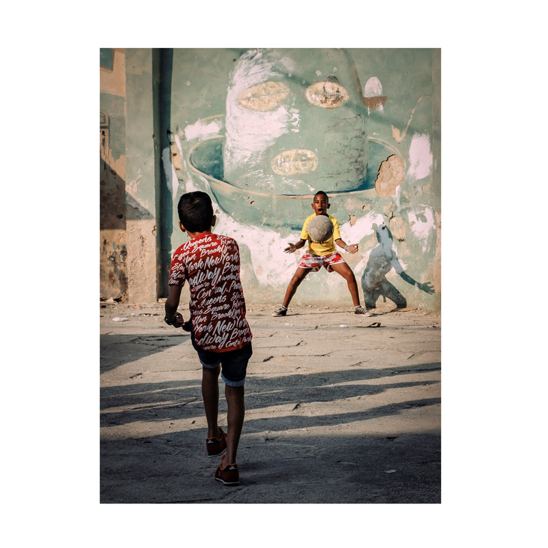 Art sur toile Andy Bauer Futbol, H 14 po x l 19 po