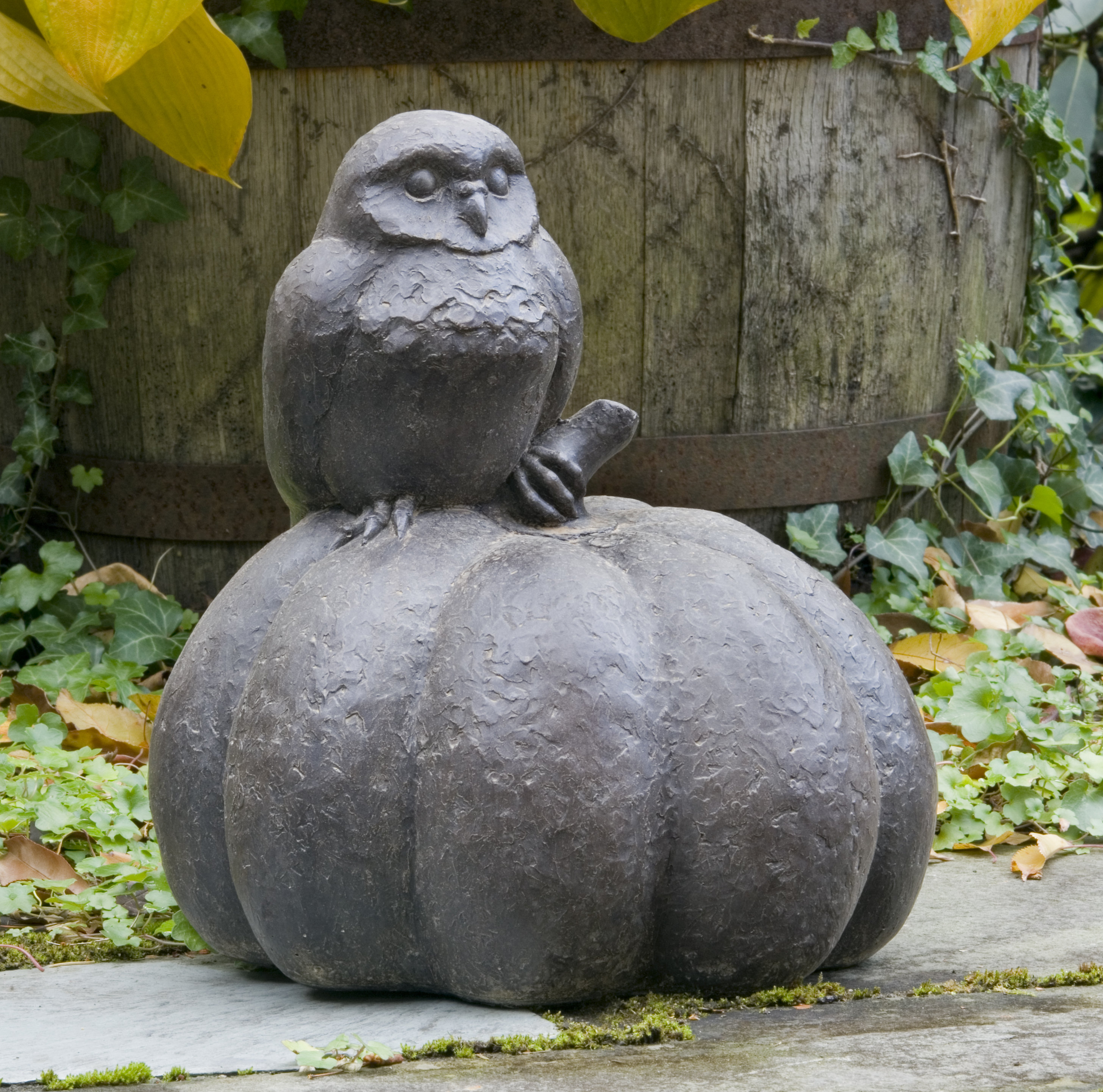 Campania International Owl on Pumpkin Statue & Reviews | Wayfair